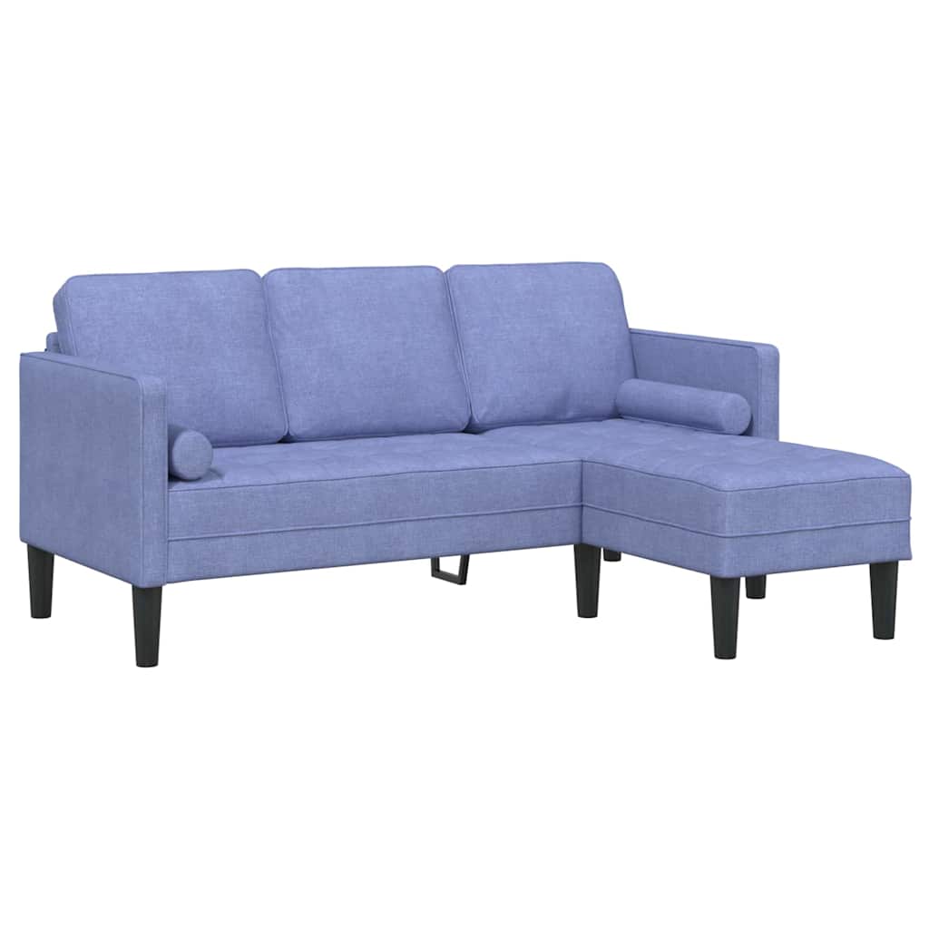 Fabric L Shaped Sofa 3 Seater - Vantage Home