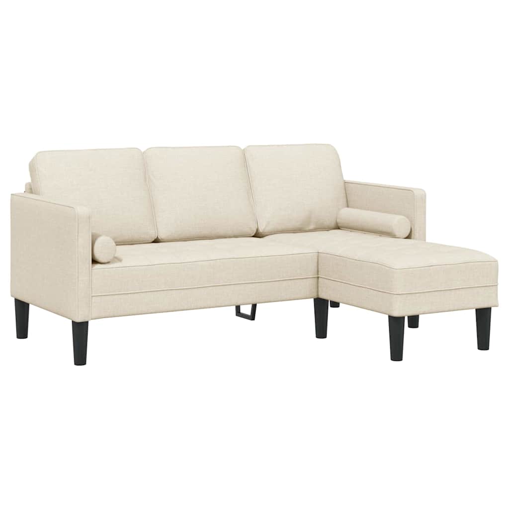Fabric L Shaped Sofa 3 Seater - Vantage Home