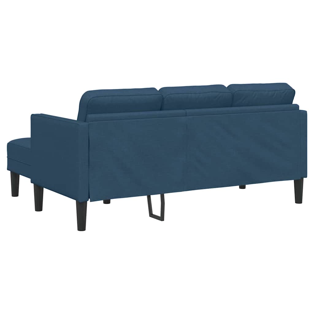 Fabric L Shaped Sofa With Ottoman - Vantage Home