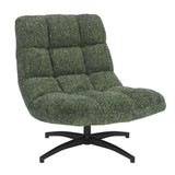 Fabric Lounge Chair 75cm Wide With Metal Base - Chillax