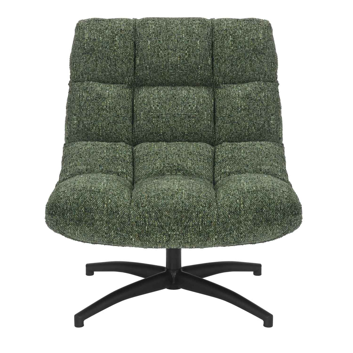 Fabric Lounge Chair 75cm Wide With Metal Base - Chillax