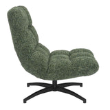 Fabric Lounge Chair 75cm Wide With Metal Base - Chillax