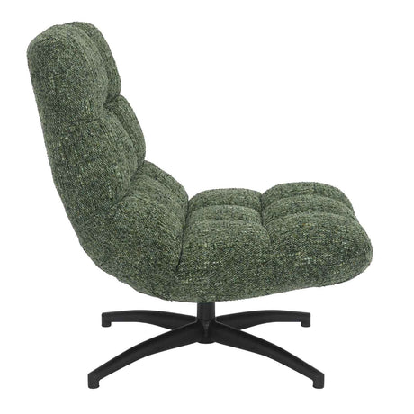 Fabric Lounge Chair 75cm Wide With Metal Base - Chillax