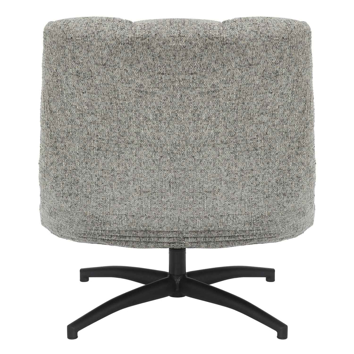 Fabric Lounge Chair 75cm Wide With Metal Base - Chillax