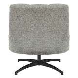 Fabric Lounge Chair 75cm Wide With Metal Base - Chillax
