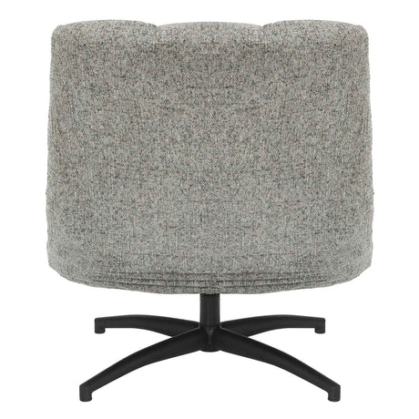 Fabric Lounge Chair 75cm Wide With Metal Base - Chillax