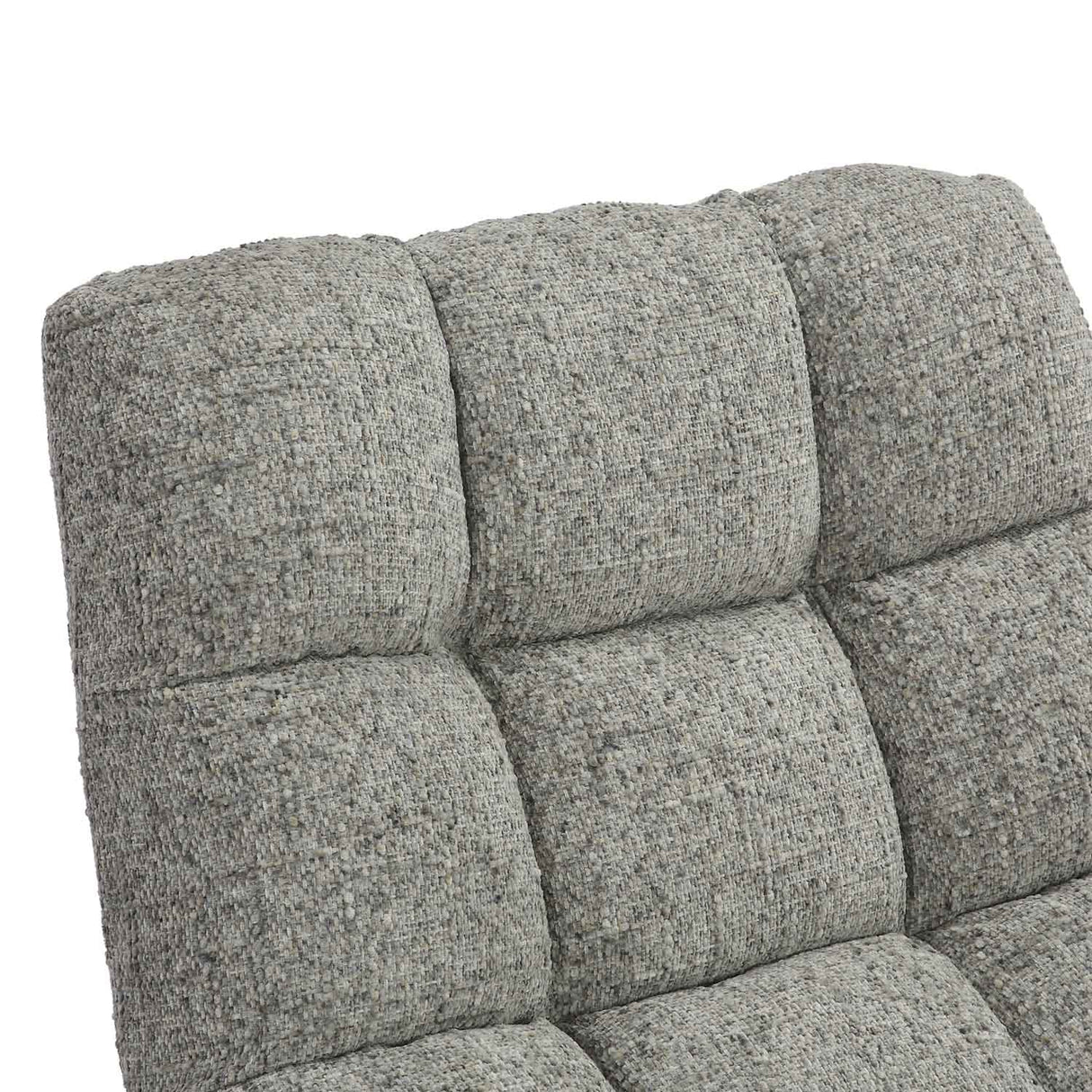 Fabric Lounge Chair 75cm Wide With Metal Base - Chillax