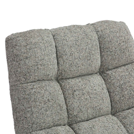 Fabric Lounge Chair 75cm Wide With Metal Base - Chillax