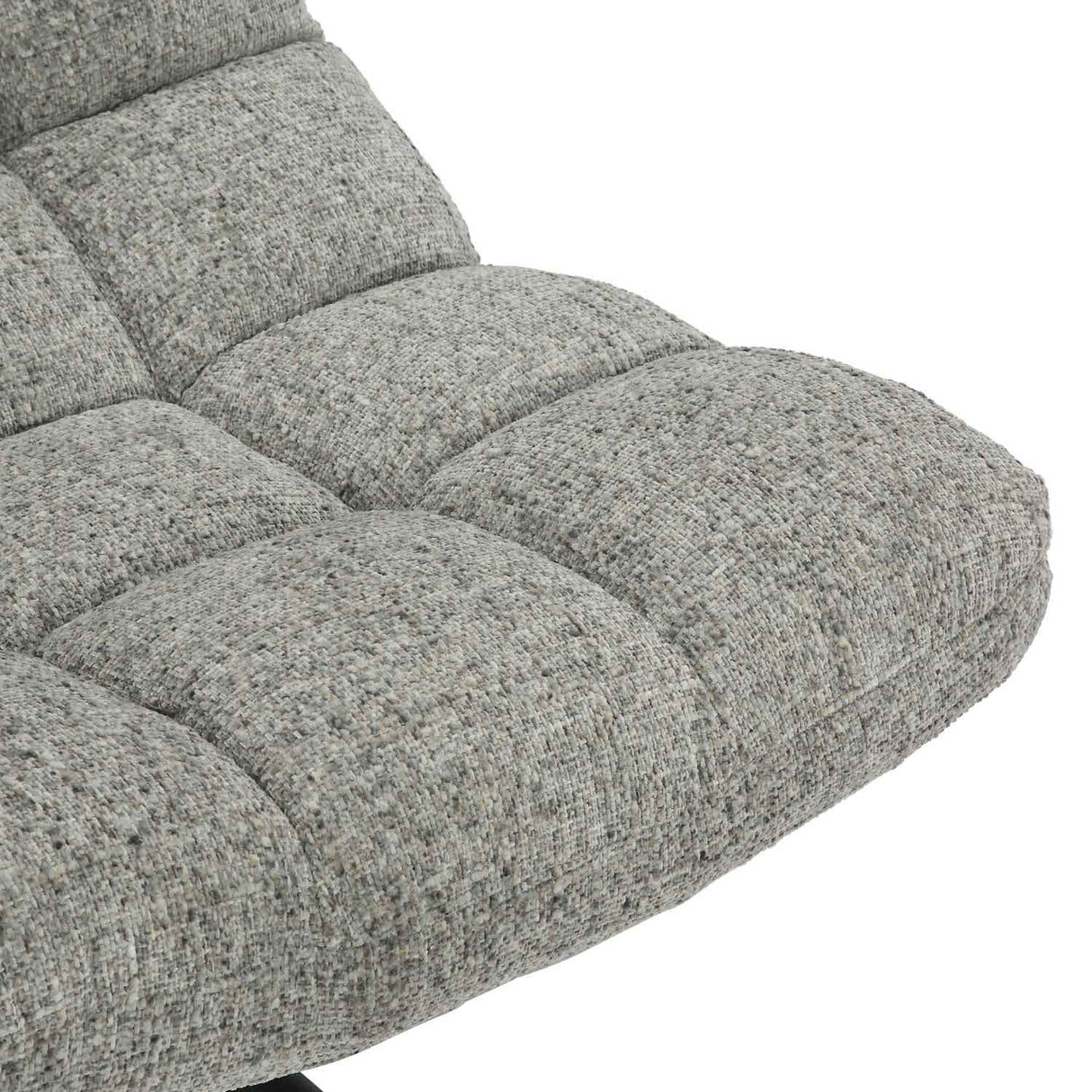 Fabric Lounge Chair 75cm Wide With Metal Base - Chillax