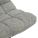Fabric Lounge Chair 75cm Wide With Metal Base - Chillax