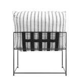 Fabric Occasional Chair With Metal Frame - Brook
