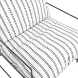 Fabric Occasional Chair With Metal Frame - Brook