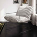 Fabric Occasional Chair With Metal Frame - Brook