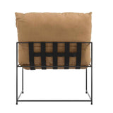 Fabric Occasional Chair With Metal Frame - Brook