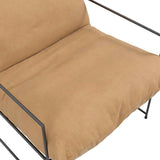 Fabric Occasional Chair With Metal Frame - Brook
