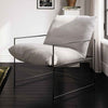 Fabric Occasional Chair With Metal Frame - Brook