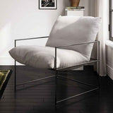 Fabric Occasional Chair With Metal Frame - Brook