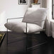 Fabric Occasional Chair With Metal Frame - Brook