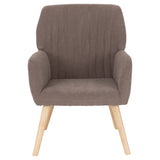 Fabric Occasional Chair With Wooden Legs - Jordan