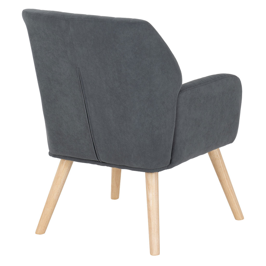 Fabric Occasional Chair With Wooden Legs - Jordan