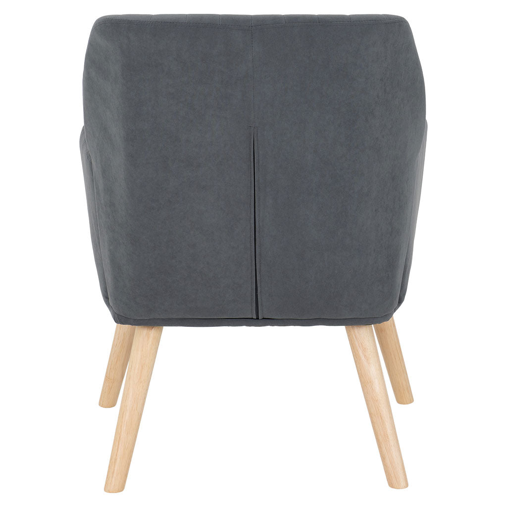 Fabric Occasional Chair With Wooden Legs - Jordan