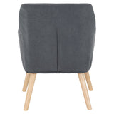 Fabric Occasional Chair With Wooden Legs - Jordan