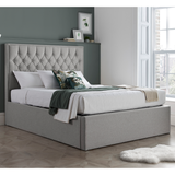 Fabric Ottoman Storage Double Bed - Wilson