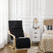 Fabric Recliner Chair 66.5cm Wide With Footrest - Velmora