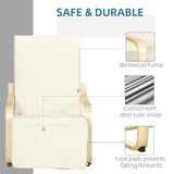 Fabric Recliner Chair 66.5cm Wide With Footrest - Velmora