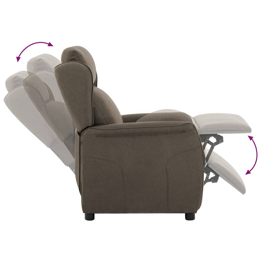 Fabric Recliner Chair 67.5cm Wide - Vantage Home