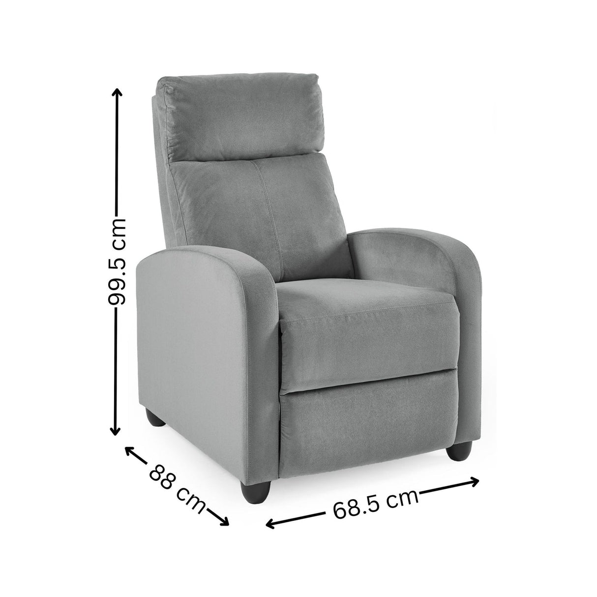 Fabric Recliner Chair - Vivo