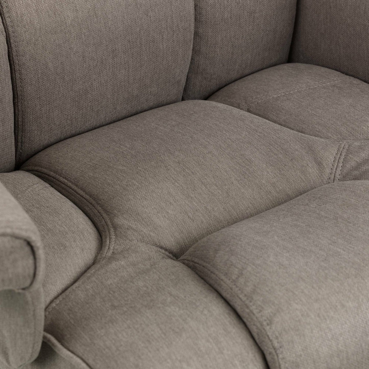 Fabric Recliner Chair With Stool - Malmo