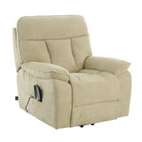 Fabric Rise and Recline Massage Armchair - Cornwall