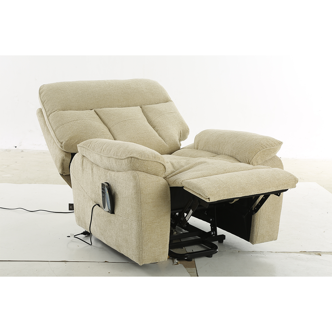 Fabric Rise and Recline Massage Armchair - Cornwall