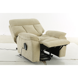 Fabric Rise and Recline Massage Armchair - Cornwall