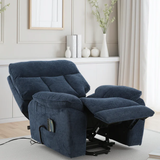 Fabric Rise and Recline Massage Armchair - Cornwall