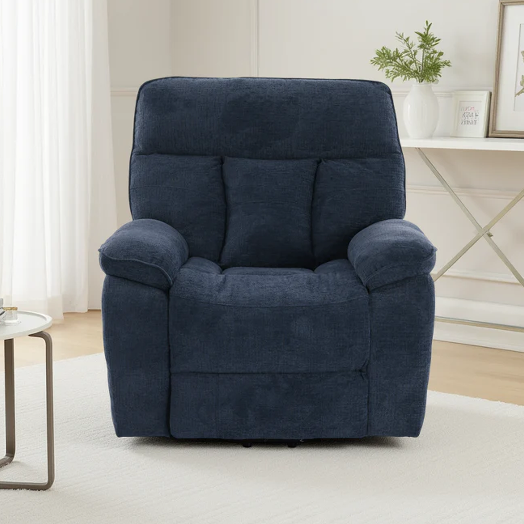 Fabric Rise and Recline Massage Armchair - Cornwall