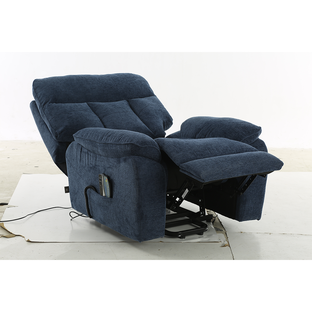 Fabric Rise and Recline Massage Armchair - Cornwall