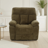 Fabric Rise and Recline Massage Armchair - Cornwall
