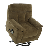 Fabric Rise and Recline Massage Armchair - Cornwall