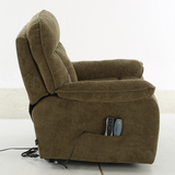 Fabric Rise and Recline Massage Armchair - Cornwall
