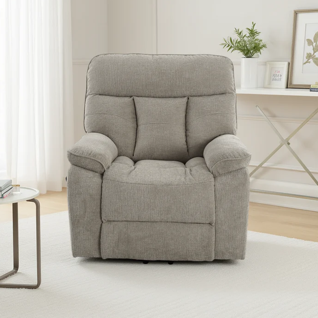 Fabric Rise and Recline Massage Armchair - Cornwall
