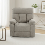 Fabric Rise and Recline Massage Armchair - Cornwall
