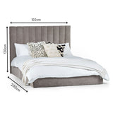 Fabric Single Bed - Eloise