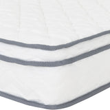 Fabric Single Mattress Pocket Spring Roll Up 24cm High - Yasmin