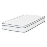 Fabric Single Mattress Pocket Spring Roll Up 24cm High - Yasmin