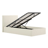 Fabric Single Ottoman Storage Bed - Berlin