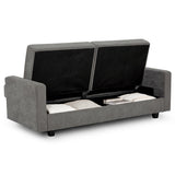 Fabric Sofa Bed 3 Seater With Storage - Hive