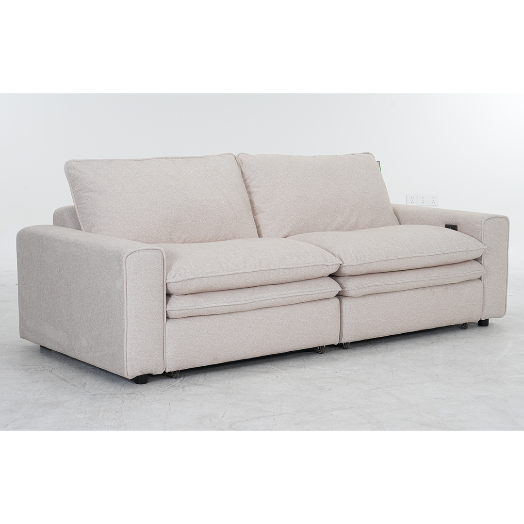 Fabric Sofa Bed Electric Recliner - Florence Cloud