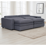 Fabric Sofa Bed Electric Recliner - Florence Cloud